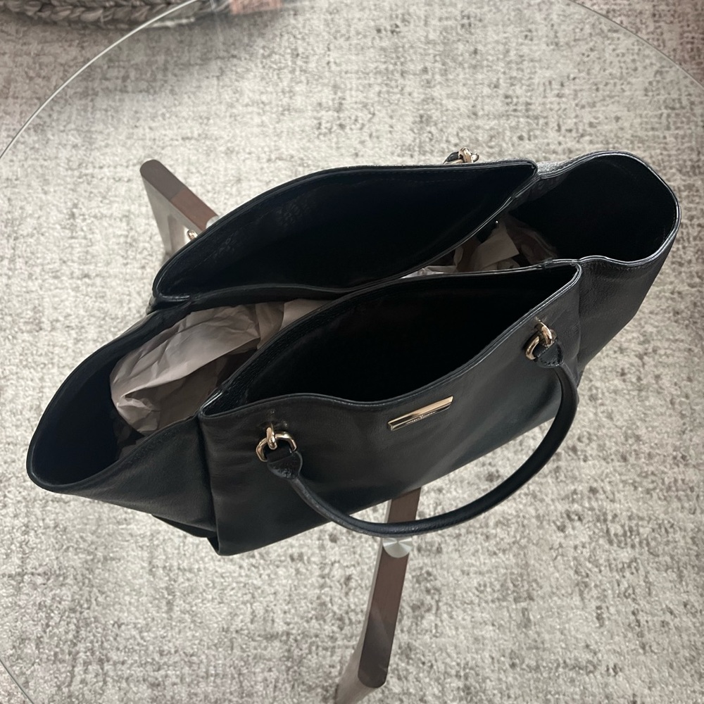 Kate Spade Black Pebble Leather Ashlee Anna Court Large Shoulder Bag Tote Bag - Picture 4 of 14